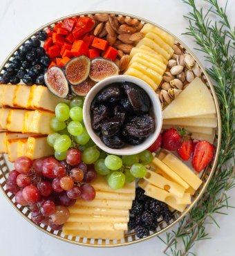 Bandeja fresca y frutal